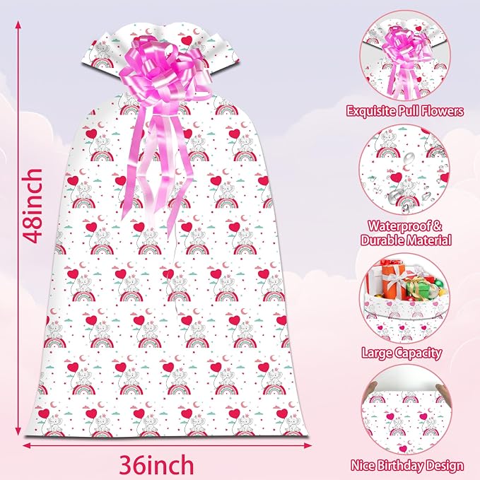 OILCUP 2 Pcs Large Gift Bags Jumbo Gift Bags - Image 2