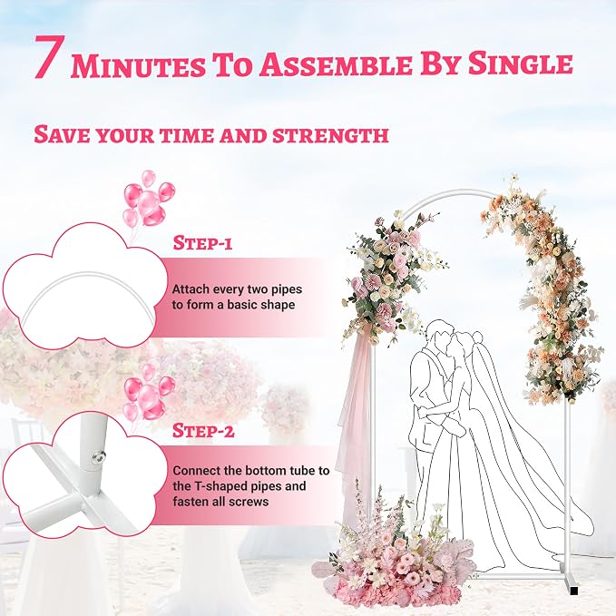 6FT Arch Backdrop Stand, Backdrop Arch - Image 5