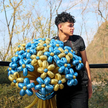 Metallic Multi Long Balloons Premium 260 Twisting Animals Magic Balloons - Image 6