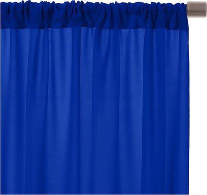 AK TRADING CO. 10 feet x 10 feet Polyester Backdrop Drapes Curtains Panels - Image 3