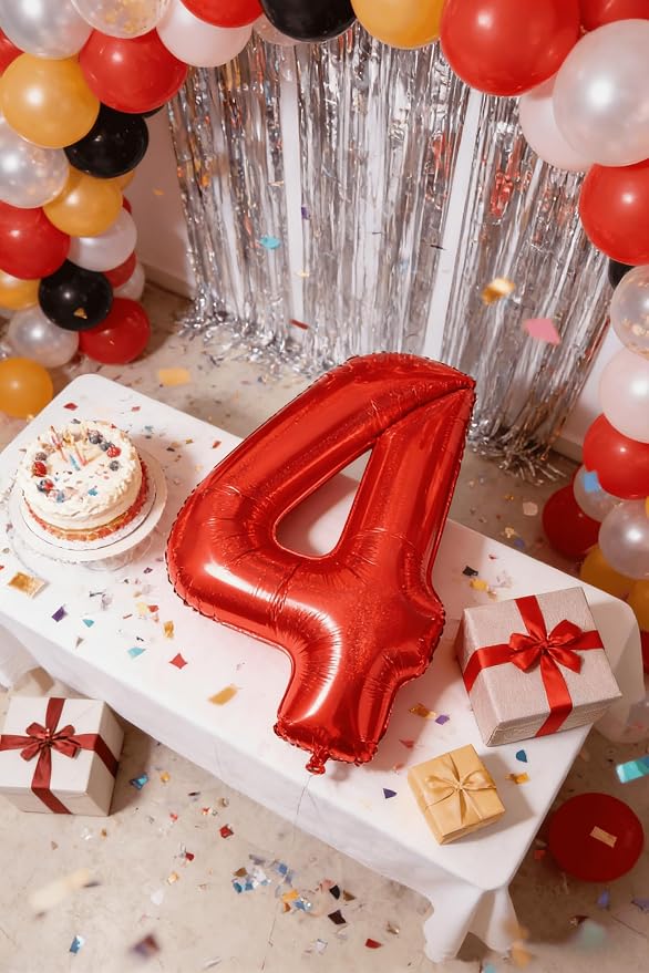 Laser Red 5 Balloon - Image 2