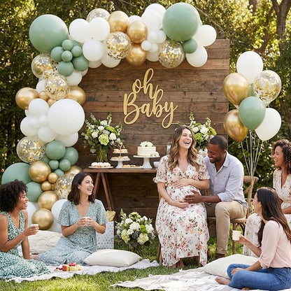 Sage Green Balloons Arch Kit - Image 6