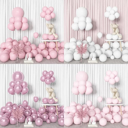 Amandir 153pcs Pink White Balloons Arch Garland Kit Different Sizes | 18 12 10 - Image 7