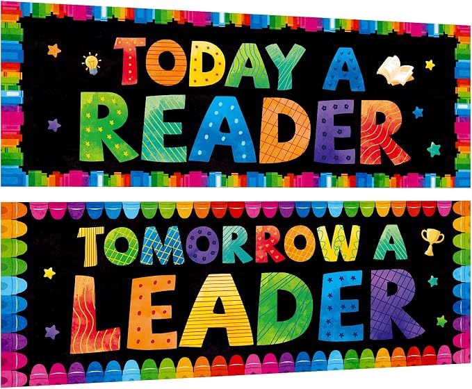 COCHIE Classroom Decorations Reading Banner Poster by COCHIE