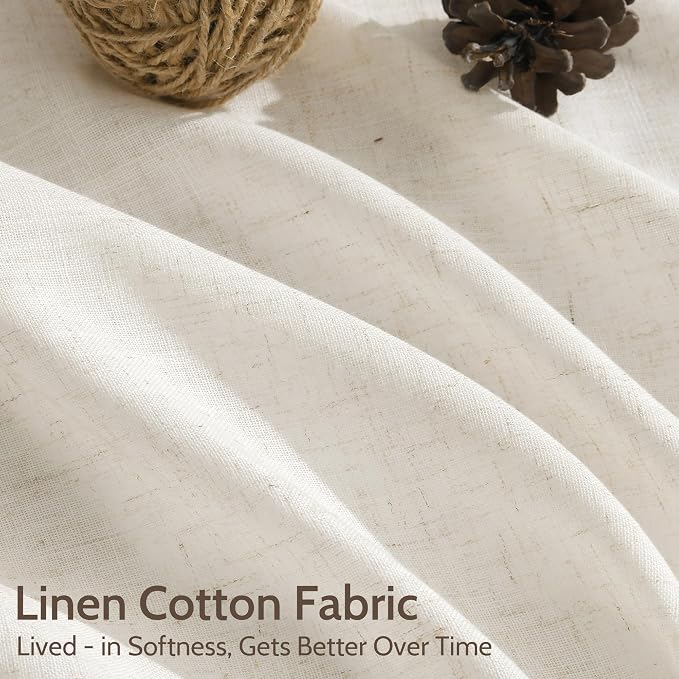 Modern Linen Curtains 96 Inches Long - Image 4