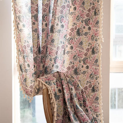 ENJOYBRIDAL Floral 84 Inch Curtains by ENJOYBRIDAL