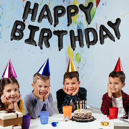 LIOZEOKUN Happy Birthday Balloon Letters 16 inch Mylar Foil Birthday Balloons - Image 3