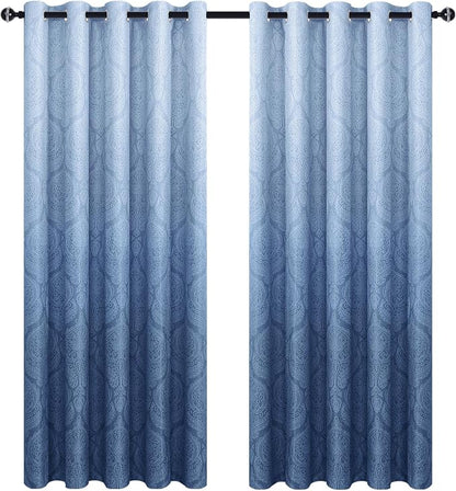 DWCN Ombre Blackout Curtains for Bedroom - Image 9
