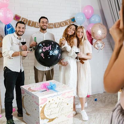 AmazingSpark 28in Giant Gender Reveal Gift Box - Image 4