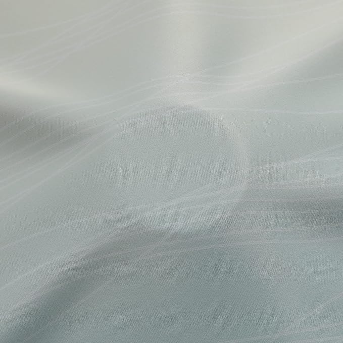 Beige and Aqua Ombre Blackout Curtains 54 Inch Length 2 Panels, Full Room - Image 8