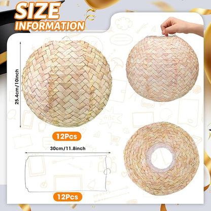 12 Pcs 10 Inch Hanging Paper Lanterns Party Decorations Pastel Classroom Decor - Image 3