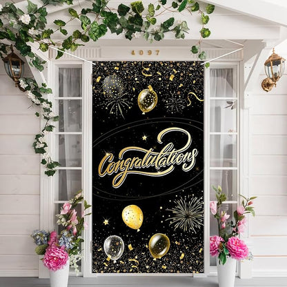 INNORU Congratulations Door Banner Decoration, Engagement Wedding Party Door by INNORU