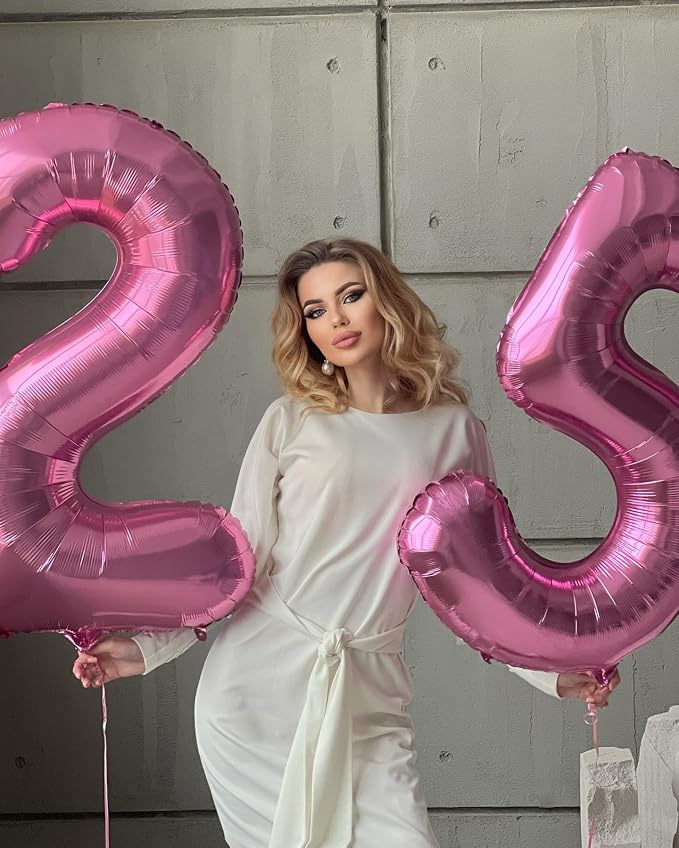 Pink Number 5 Balloon 40 Inch - Image 3