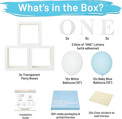 1st Birthday 'ONE' Boxes - Image 5