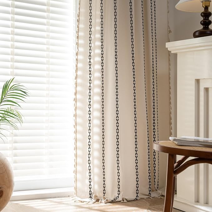 Sutuo Home Boho Curtains 63 Inch Length - Image 4