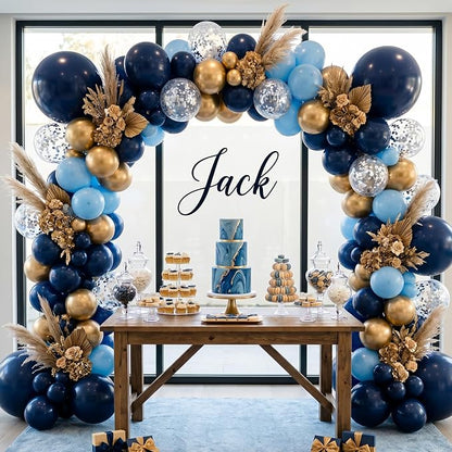 RUBFAC Navy Blue Balloons 129pcs Different Sizes Balloon Arch Kit | Pack of 18 - Image 8