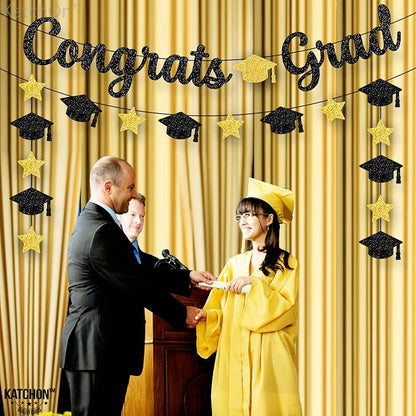 KatchOn Graduation Decorations 2026, 2026 Grad Party Decorations | Glitter - Image 6
