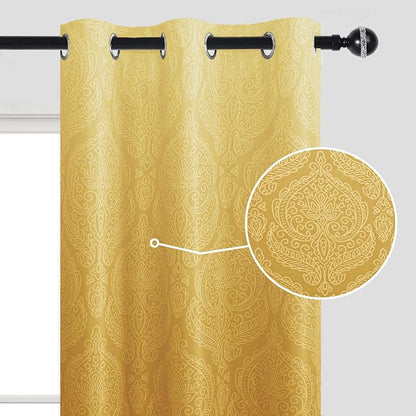 DWCN 100% Blackout Curtains for Bedroom 63 Inch Long - Image 7