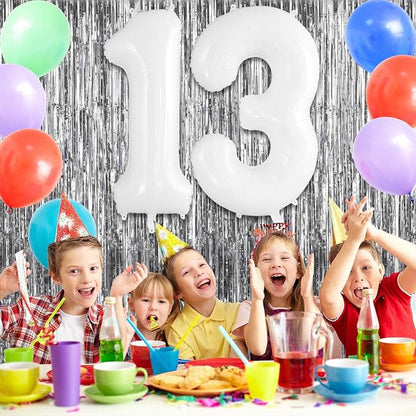 13 Balloon Numbers, Large 13 or 31 Foil Balloons, Big Number Balloon 40 Inch - Image 3
