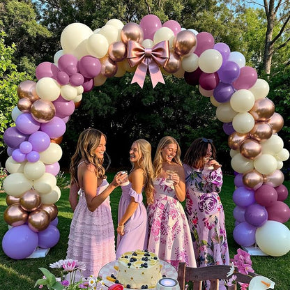 Dusty Purple Balloon Arch Kit, Boho Balloon Garland - Image 7
