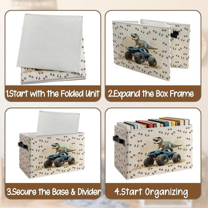 Dinosaur Nursery Foldable Storage Bins Box - Image 4