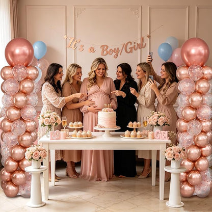 Rose Gold Balloon Column Stand Kit Set of 2 - Image 7