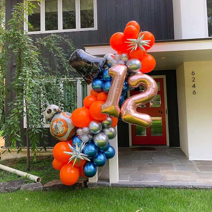Rose Gold 14 Number Balloons, 40 Inch Giant Number 14 Balloons Foil Mylar - Image 5