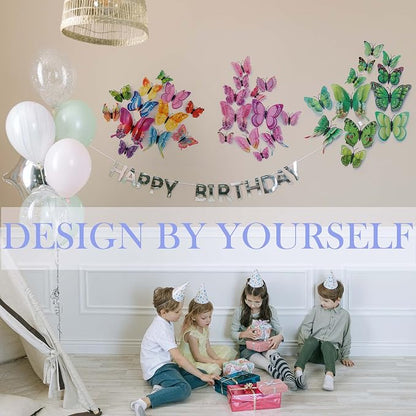 OPSEAM 3D Butterfly Wall Decor Butterfly Decorations Stickers - Image 5