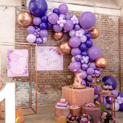 PartyWoo Lavender Balloons 50pcs Light Purple Latex Helium Balloons 12 Inch | - Image 7