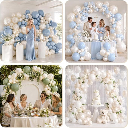 Pearl White Sand Balloons - Image 9