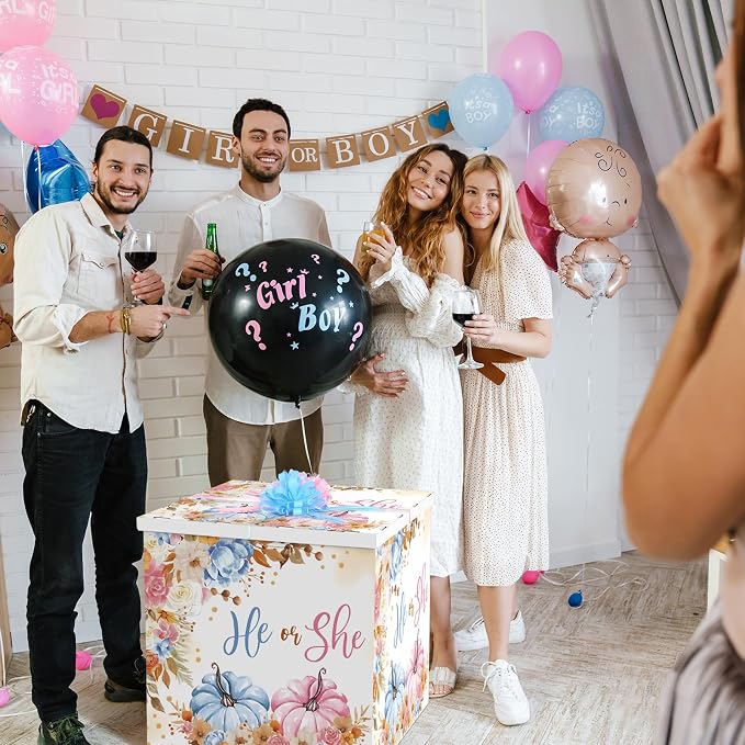AmazingSpark 28in Giant Gender Reveal Gift Box - Image 7