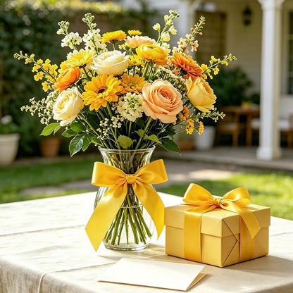 30Yards 1In Yellow Satin Ribbon - Image 6