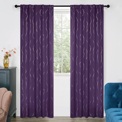 Deconovo Blackout Back Tab Curtains - Image 2