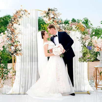 Metal Arch Backdrop Stand, 7.2FT+6FT Wedding Arch Frame, Balloon Arch Backdrop - Image 7