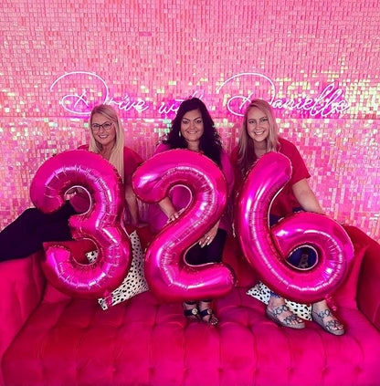 Hot Pink 6 Balloon - Image 3