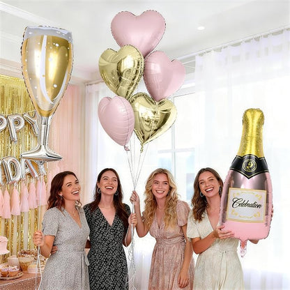 Champagne Balloons, Bachelorette Party Balloons - Image 4