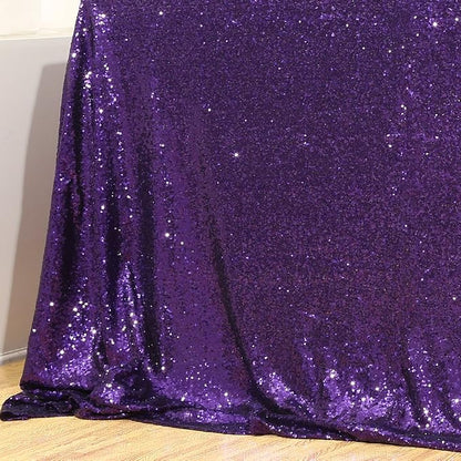 Poise3EHome Purple Sequin Backdrop, 6Ft x 8Ft Glitter Photography Background - Image 7