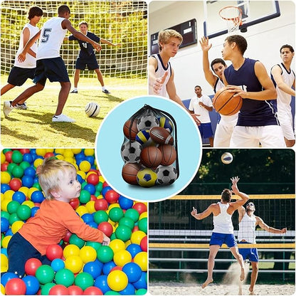 BROTOU Extra Large Sports Ball Bag Mesh, Basketball Bags Team Balls | - Image 7