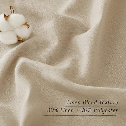 NICETOWN Linen Angora Window Curtains 84 inches Long, Grommet Thick Linen Blend - Image 7