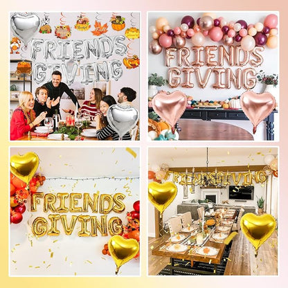 Jobkoo Friendsgiving Balloons Friends Giving Party Decorations 16 Inches Tall - Image 7