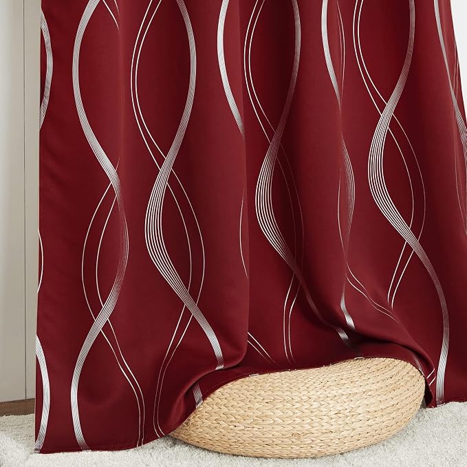 NICETOWN Blackout Curtains 84 inch Length 2 Panels Set, Noise Reducing Thermal - Image 6