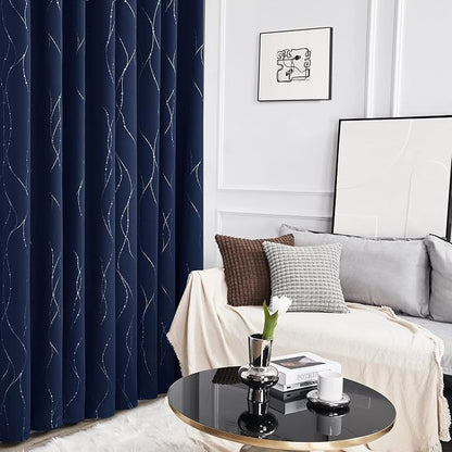 Deconovo Living Room Curtains 45 Inches Long, Thermal Insulated, Room Darkening - Image 4
