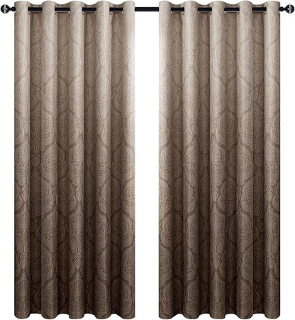 DWCN Ombre Blackout Curtains for Living Room - Image 7