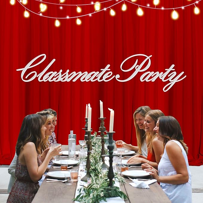 Red Backdrop Curtains for Party Valentine's Day Arch Stage Wedding Ceremony Red - Image 4