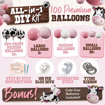 ALL-IN-1 Cow Balloon Arch Kit - Image 2