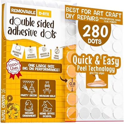 D-NYX Double Sided Tape Sticky Dot Removable Putty No Trace Clear Sticky Tack by D-NYX