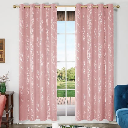 Deconovo Living Room Curtains 84 Inches Long, Thermal Insulated, Room Darkening - Image 2