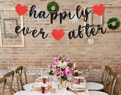 Pre-Strung Happily Ever After Banner - Image 2