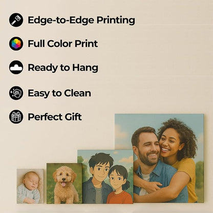 DC Custom canvas prints with your photos custom wall decor Hang Made in USA | - Image 5