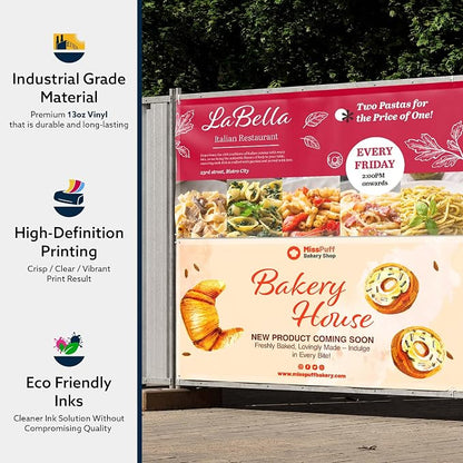 Custom Banner, Personalized Vinyl Banners Sign - Image 3
